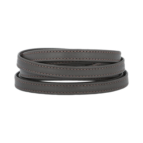 Ohio Travel Bag Strapping 3/8" Dark Brown, Flat Leather Strapping, #CALF-3-8-DKBRO CALF-3-8-DKBRO