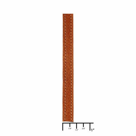Ohio Travel Bag Strapping 3/8" Medium Brown, Flat Leather Strapping, #CALF-3-8-MEDBRO CALF-3-8-MEDBRO