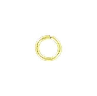 Ohio Travel Bag Strapping 5/16" Brass, Split Round Jump Ring, Solid Brass, #A-1-SB A-1-SB