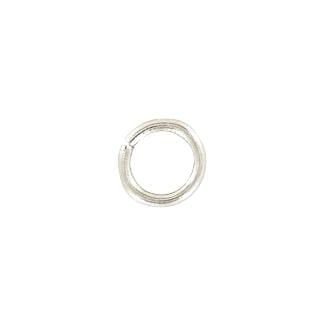 Ohio Travel Bag Strapping 5/16" Nickel, Split Round Jump Ring, Solid Brass, #A-1-SBN A-1-SBN