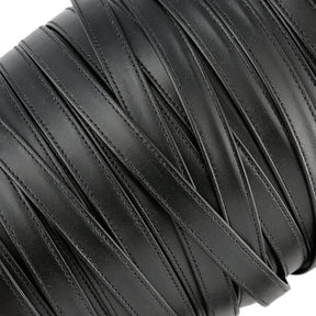 Ohio Travel Bag Strapping 5/8" Black, Leather Strapping, Leather, #CALF-5-8-BLK CALF-5-8-BLK