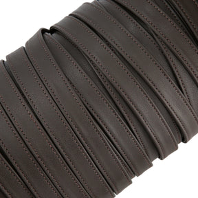 Ohio Travel Bag Strapping 5/8" Dark Brown, Leather Strapping, Leather, #CALF-5-8-DKBRO CALF-5-8-DKBRO
