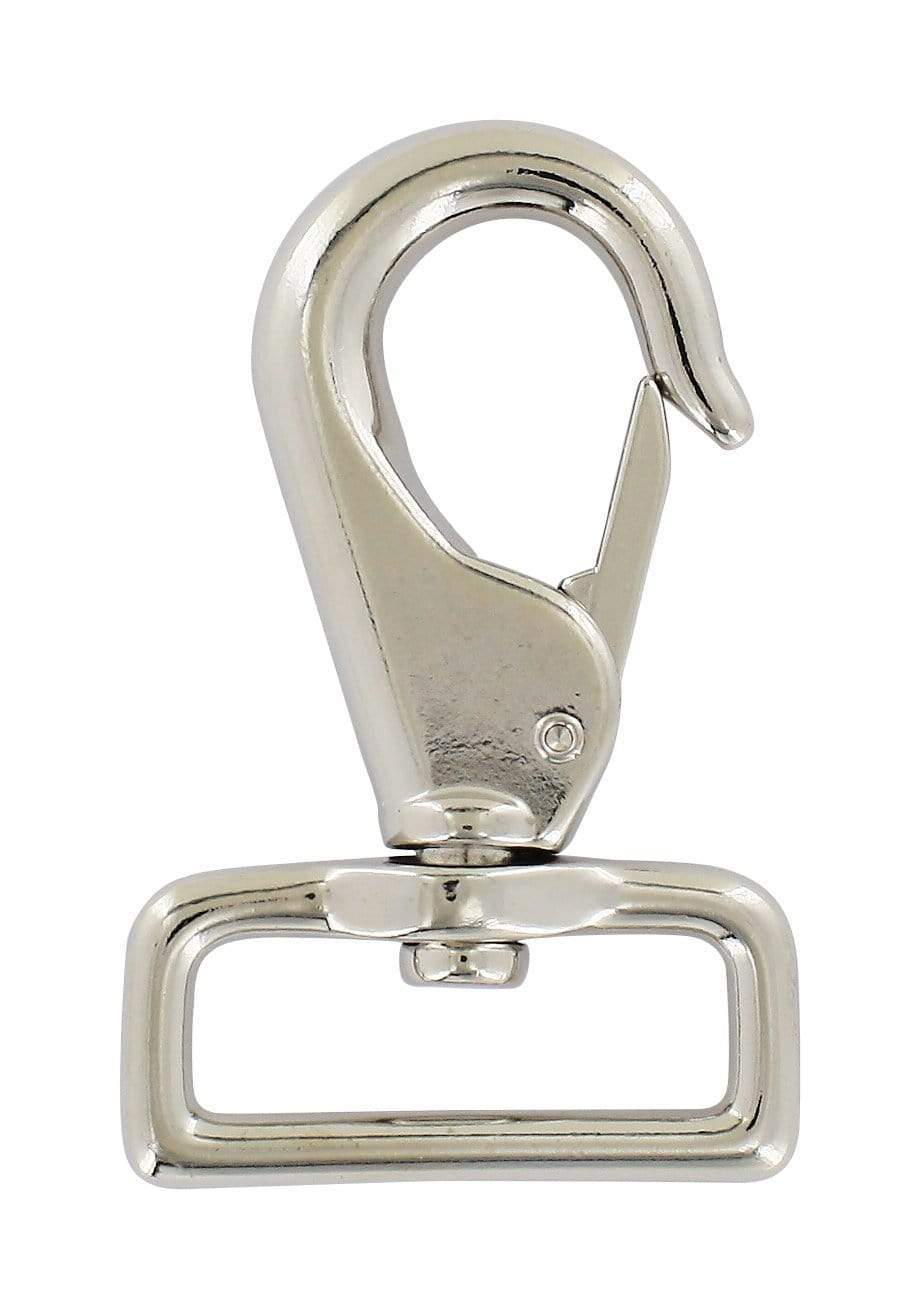 1 1/2" Nickel, Swivel Snap Hook, Zinc Alloy, #P-2902-NIC – Weaver ...