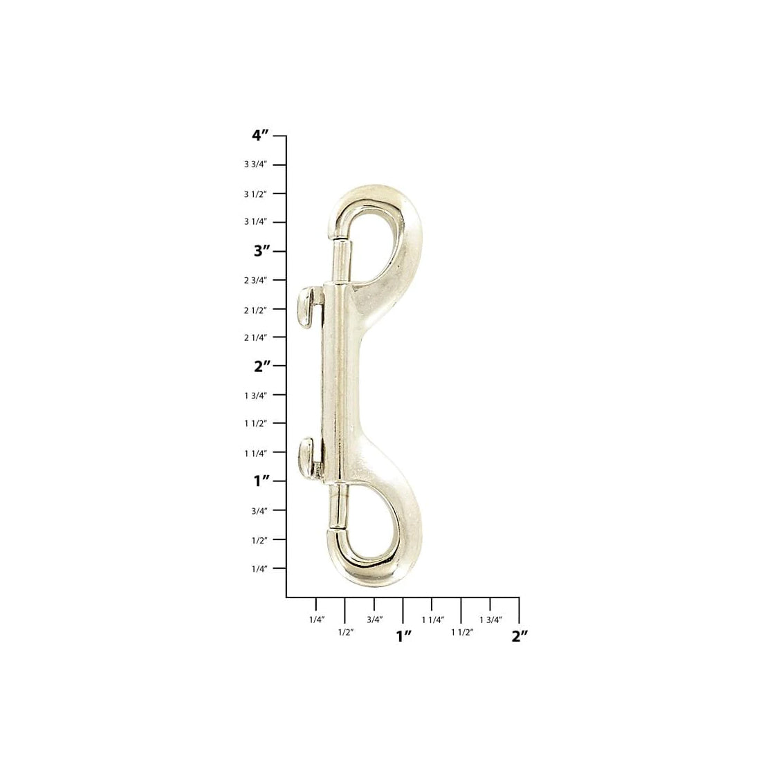 3 1/2 Nickel, Double End Bolt Snap Hook, Zinc Alloy, #P-2368 – Weaver  Leather Supply