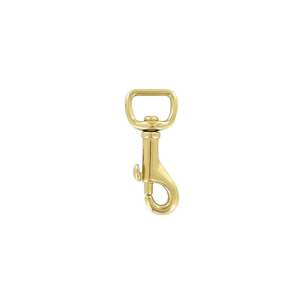 3/4" Brass, Bolt  Swivel Snap Hook,  Solid Brass, #C-1598-SB