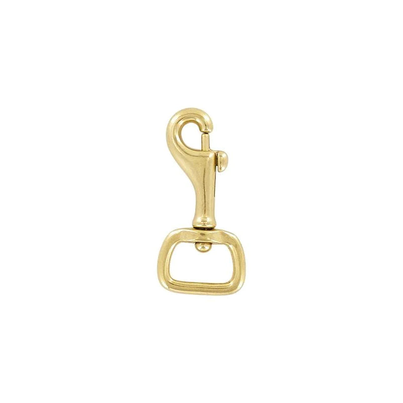 3/4" Brass, Bolt Swivel Snap Hook, Solid Brass, #P-2530-SB
