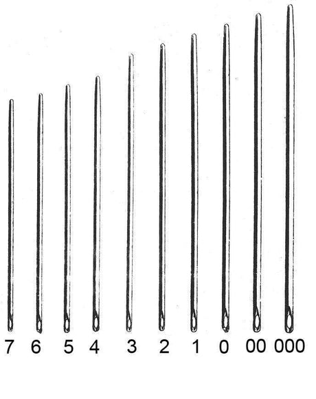 Ohio Travel Bag Tools Size 00, C.S Osborne Dull Point Harness Needle, #T-517-00 T-517-00
