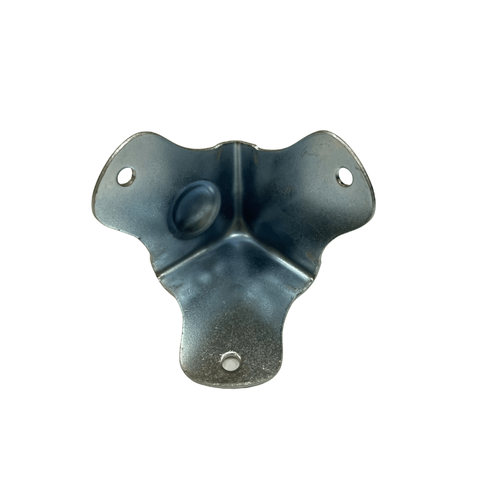 Ohio Travel Bag Trunk Bottom Corner with Bump, Steel, #85513-Z 85513-Z