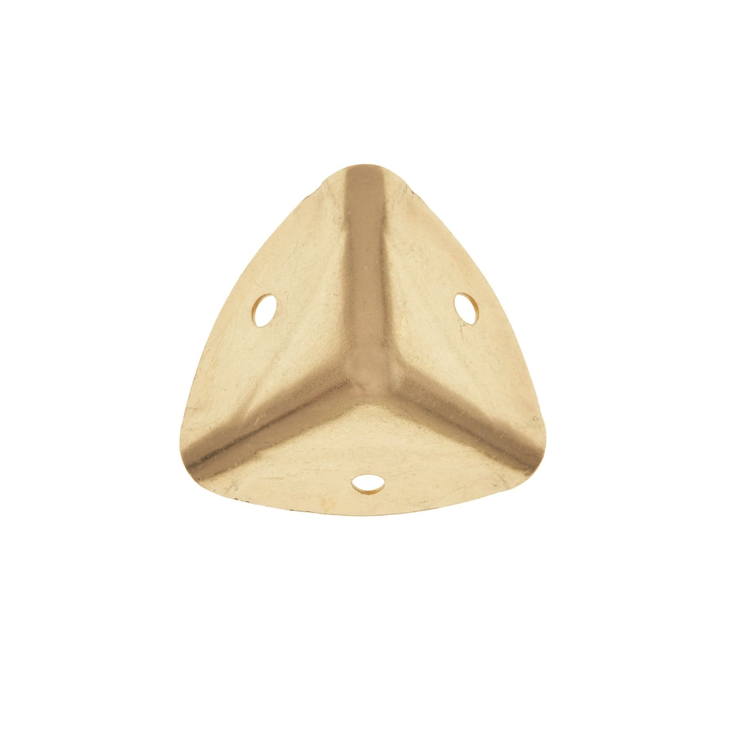 Ohio Travel Bag Wheels & Feet 1 1/2" Brass, Trunk Corner, Steel, #F-8-BP F-8-BP