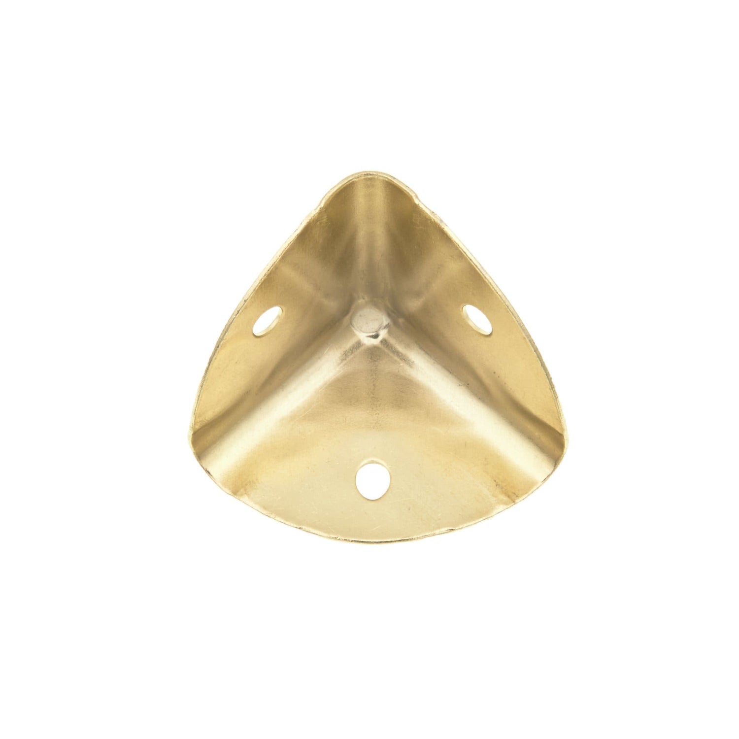 Ohio Travel Bag Wheels & Feet 1 1/2" Brass, Trunk Corner, Steel, #F-8-BP F-8-BP