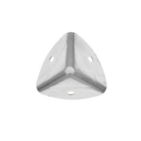 Ohio Travel Bag Wheels & Feet 1 1/2" Nickel, Trunk Corner, Steel, #F-8-NP F-8-NP