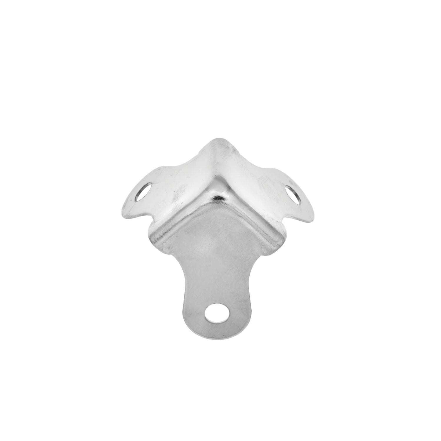 Ohio Travel Bag Wheels & Feet 1 1/4" Nickel, Small Corner, Steel, #F-2-NP F-2-NP