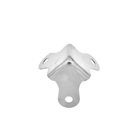 Ohio Travel Bag Wheels & Feet 1 1/4" Nickel, Small Corner, Steel, #F-2-NP F-2-NP