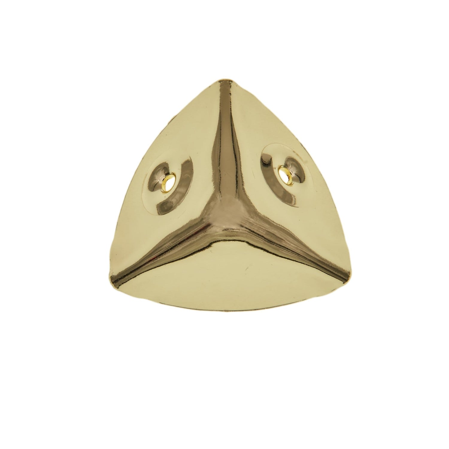 Ohio Travel Bag Wheels & Feet 1 1/8" Brass, Trunk Corner, Steel, #L-1290-BP L-1290-BP