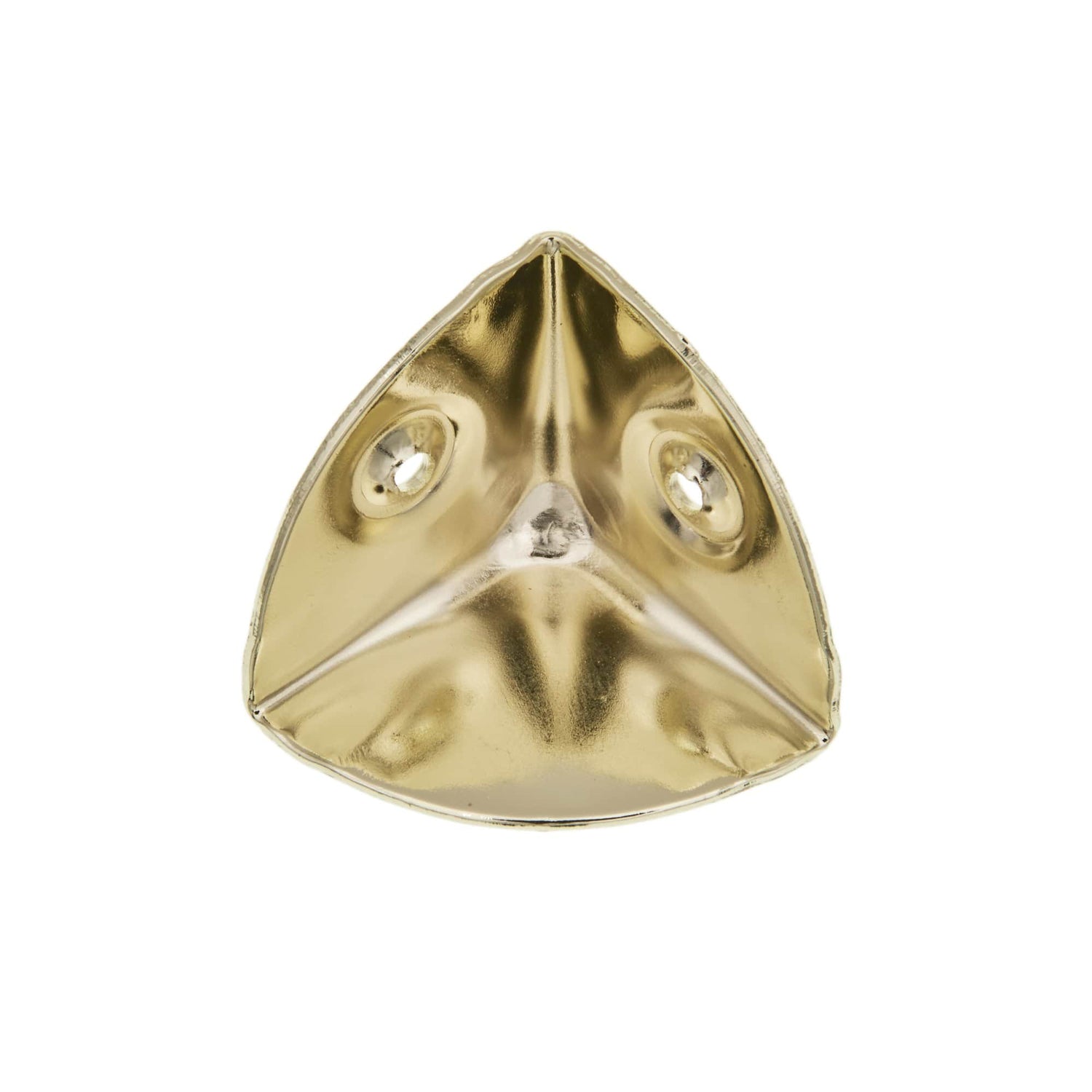 Ohio Travel Bag Wheels & Feet 1 1/8" Brass, Trunk Corner, Steel, #L-1290-BP L-1290-BP