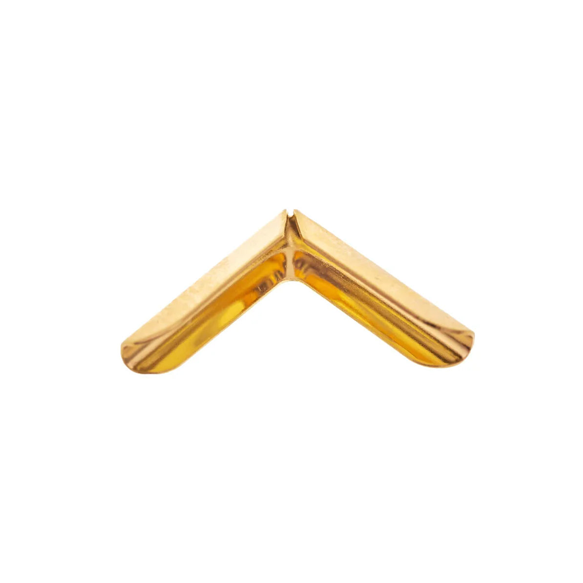 1/2" Gold, Bag/Case Corner, Zinc Alloy