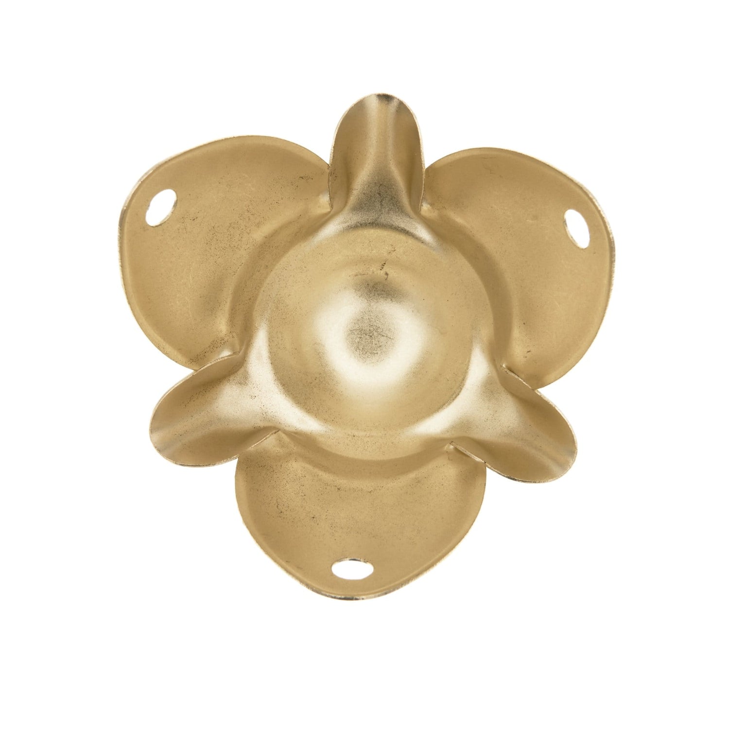 Ohio Travel Bag Wheels & Feet 1 7/8" Brass, Corner, Steel, #L-1160-BP L-1160-BP