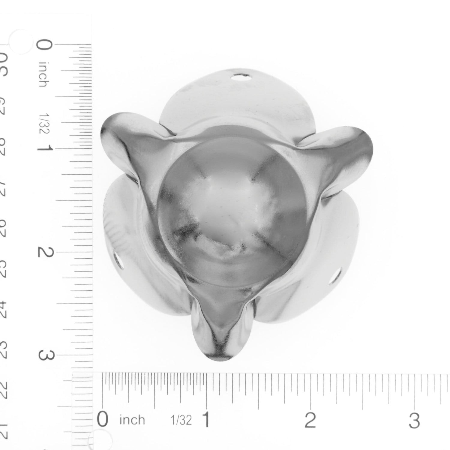 Ohio Travel Bag Wheels & Feet 1 7/8" Nickel, Corner, Steel, #L-1160-NP L-1160-NP