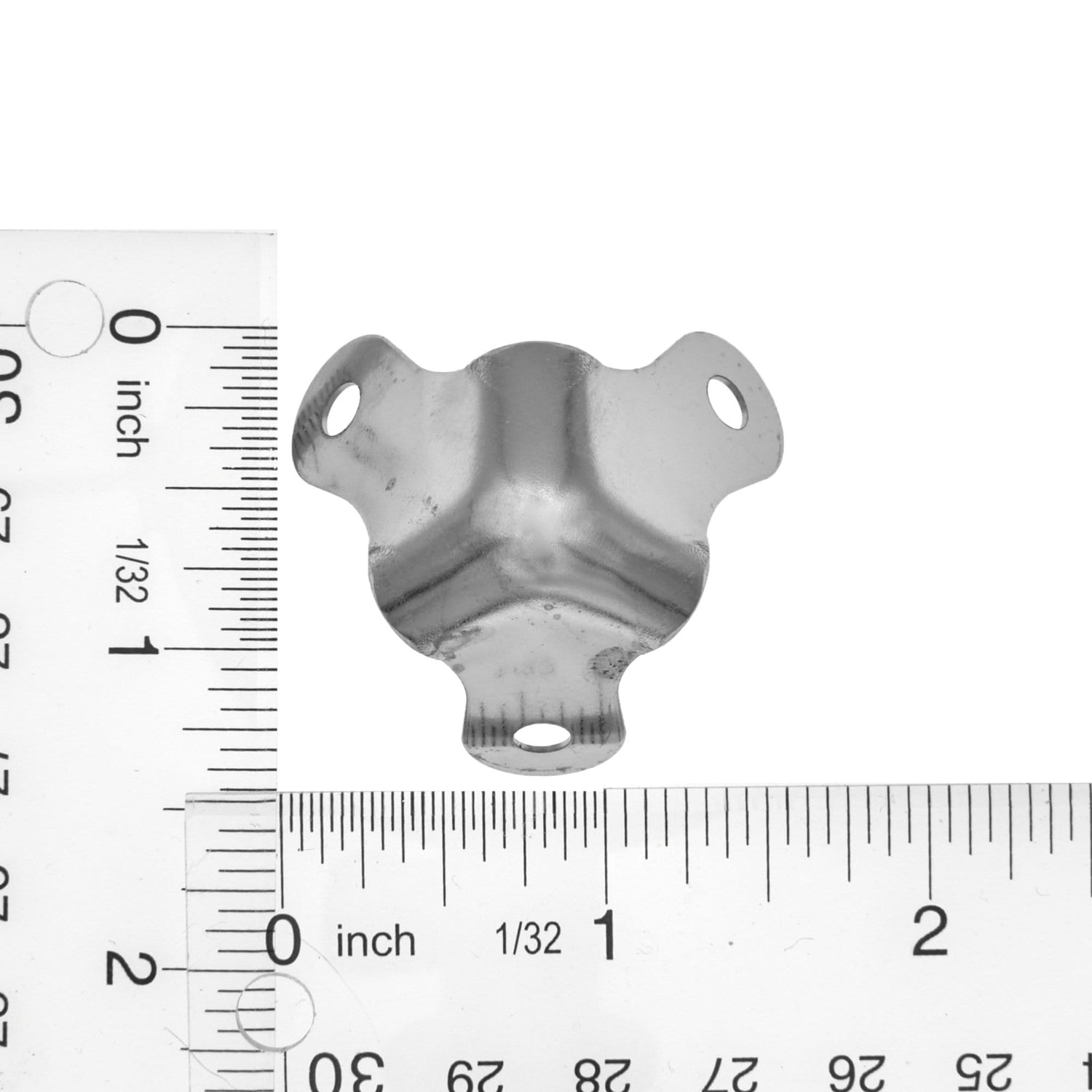 Ohio Travel Bag Wheels & Feet 1" Nickel, Corner, Steel, #F-1-NP F-1-NP