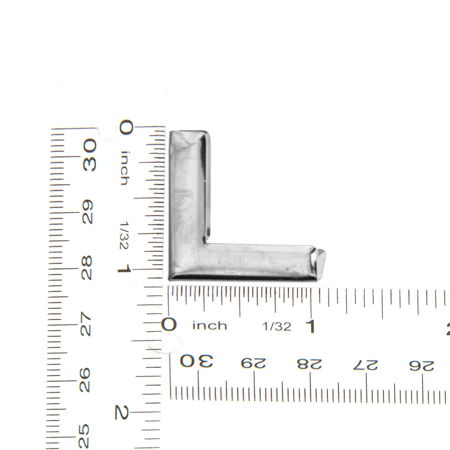 Ohio Travel Bag Wheels & Feet 1" Nickel, Corner, Zinc Alloy, #P-1774-NP P-1774-NP