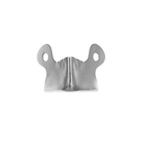 Ohio Travel Bag Wheels & Feet 1" Nickel, Two-Leg Corner, Steel, #L-776-NP L-776-NP