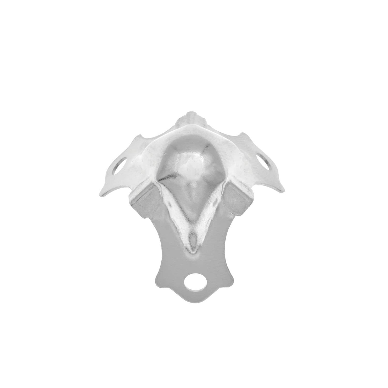 Ohio Travel Bag Wheels & Feet 2 1/2" Nickel, Corner, Steel, #F-4-NP F-4-NP