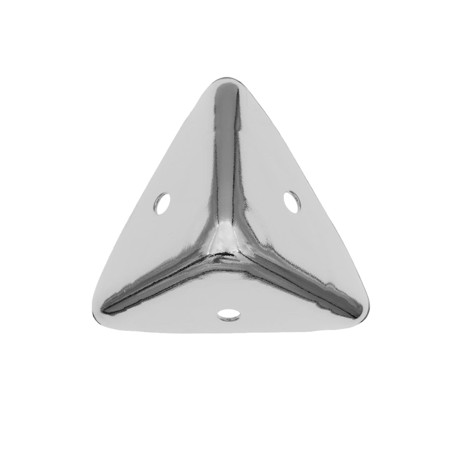 Ohio Travel Bag Wheels & Feet 2 1/4" Nickel, Corner, Steel, #F-7 F-7