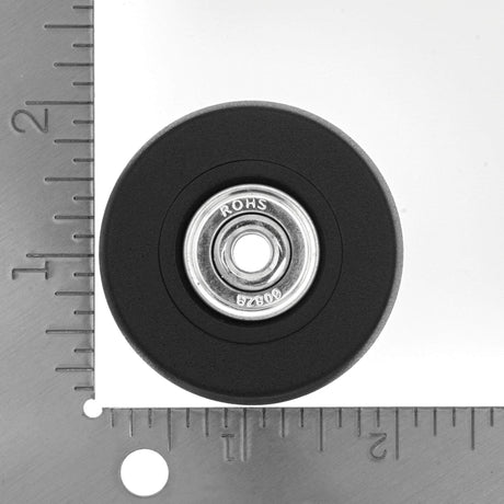 Ohio Travel Bag Wheels & Feet 49mm Black, Ball Bearing Wheel, Black, #L-3829 L-3829