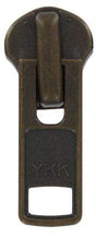 Ohio Travel Bag Zippers #10 Antique Brass, YKK Auto Lock Slider, Zinc Alloy, #10M-3-ANTB 10M-3-ANTB