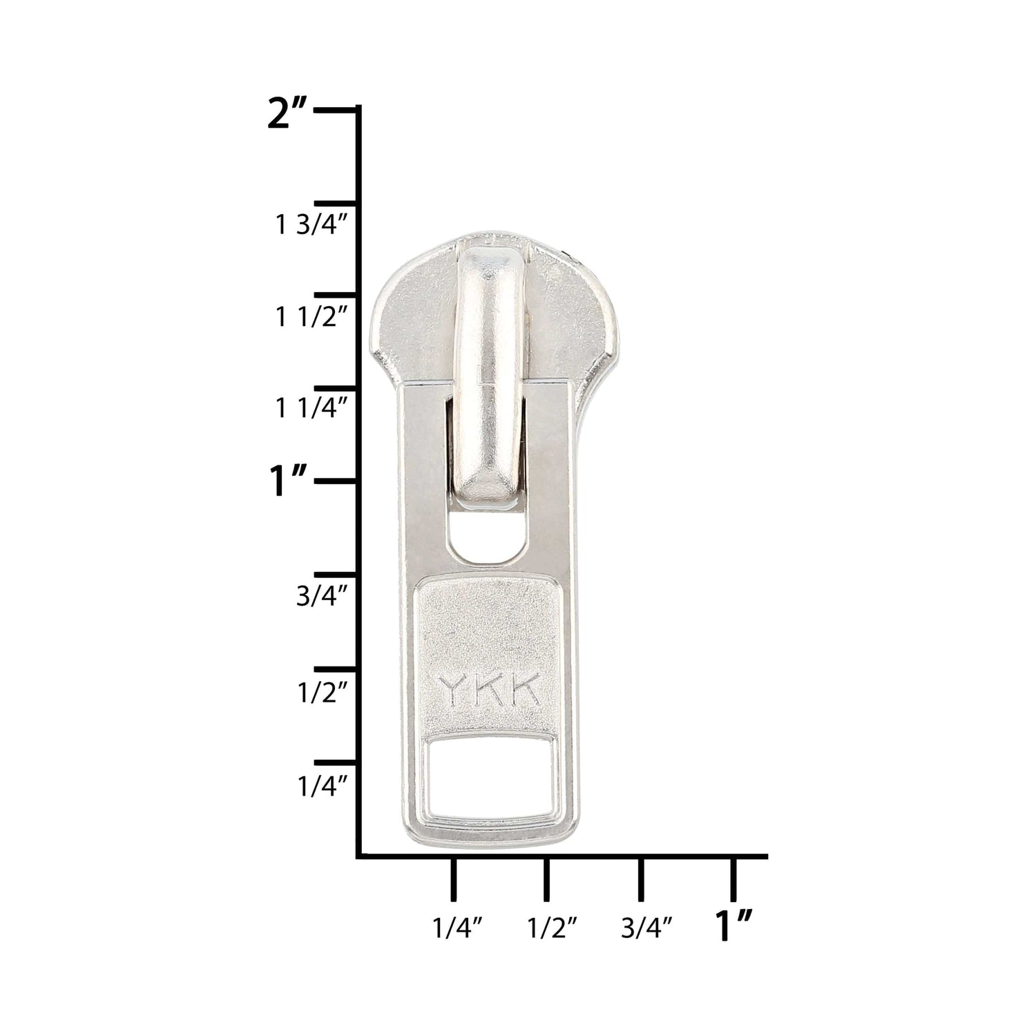 #10 Nickel, Metal, YKK Auto Lock Slider, Zinc Alloy – Weaver Leather Supply