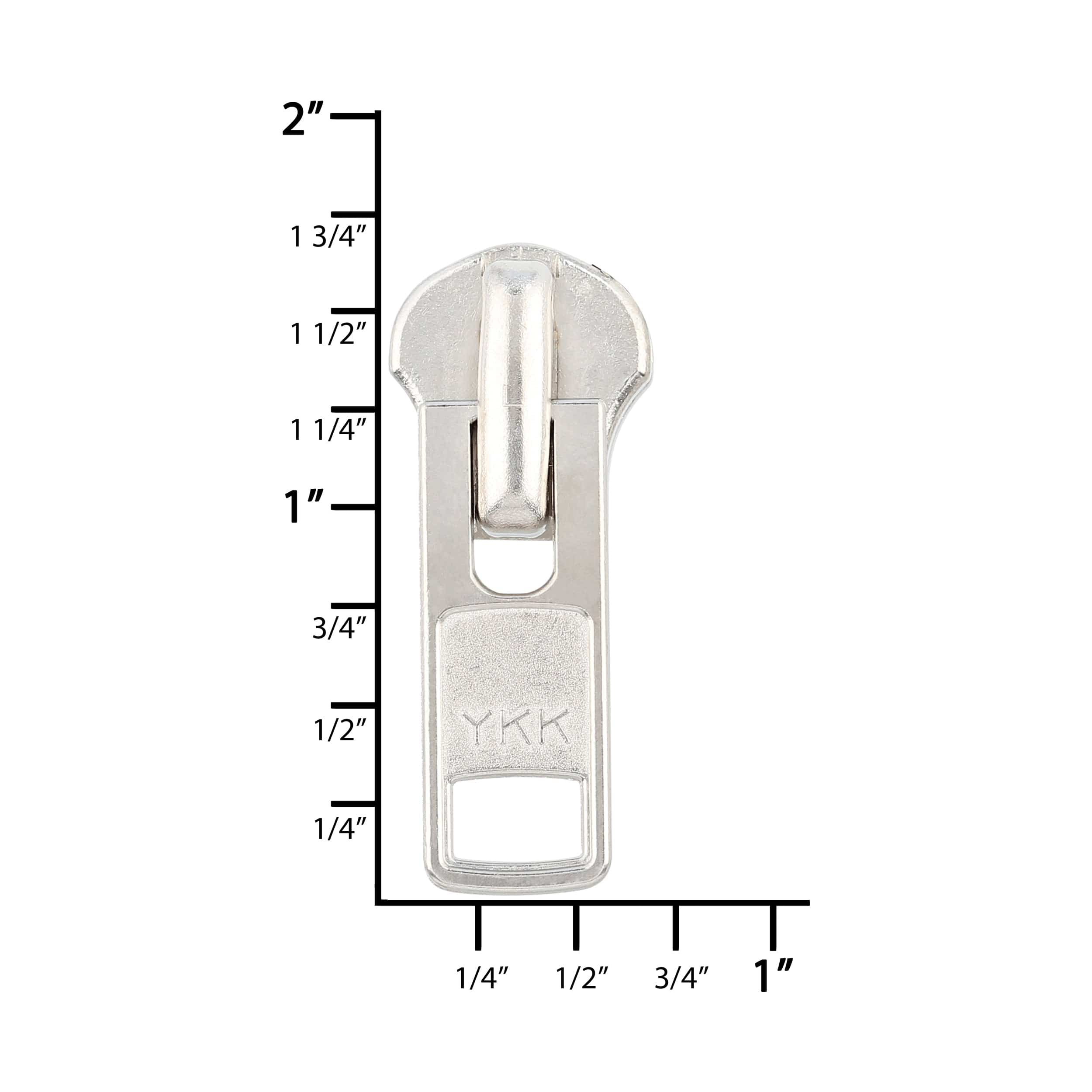 #10 Nickel, Metal, YKK Auto Lock Slider, Zinc Alloy, #10M-3-NP
