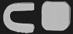 Ohio Travel Bag Zippers #10 White, YKK Vislon Top Stops, Zinc Alloy, #10V-T-WHT 10V-T-WHT