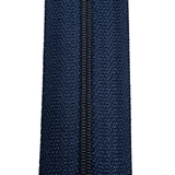 Ohio Travel Bag Zippers #2.5 Navy, YKK 5/8in Coil Zipper Chain, Zinc Alloy, #2.5C-W-NVY 2.5C-W-NVY