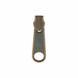 Ohio Travel Bag Zippers #4.5 Antique Brass, YKK Long Tab Swivel Slider, Zinc Alloy, #4.5C-1-ANTB 4.5C-1-ANTB