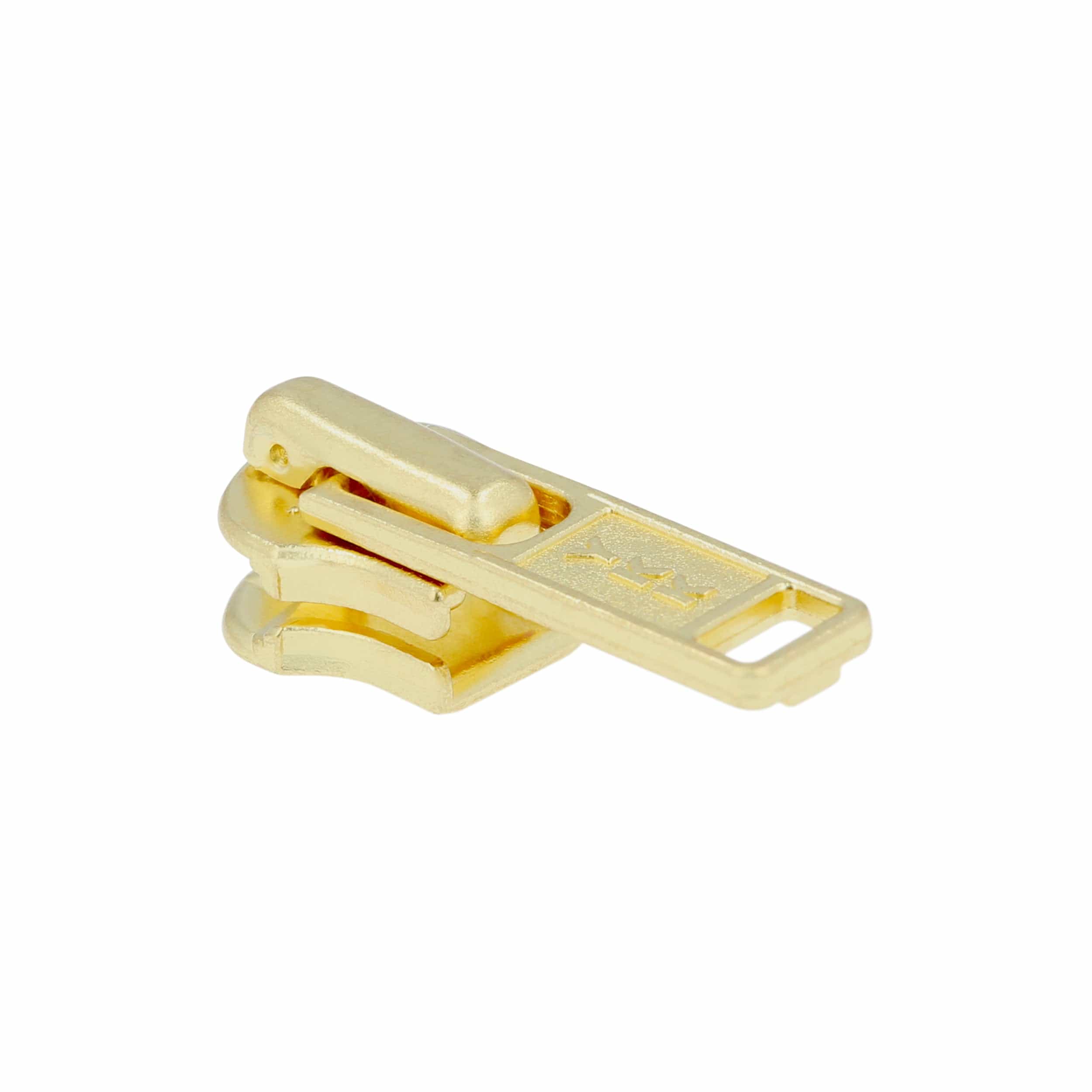 #4 Brass, Metal, YKK Auto Lock Slider, Zinc Alloy, #4M-2-BP