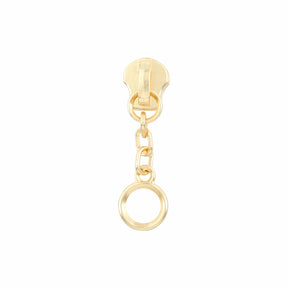 Ohio Travel Bag Zippers #4 Brass, YKK Pull Chain Slider, Zinc Alloy, #4M-3-BP 4M-3-BP