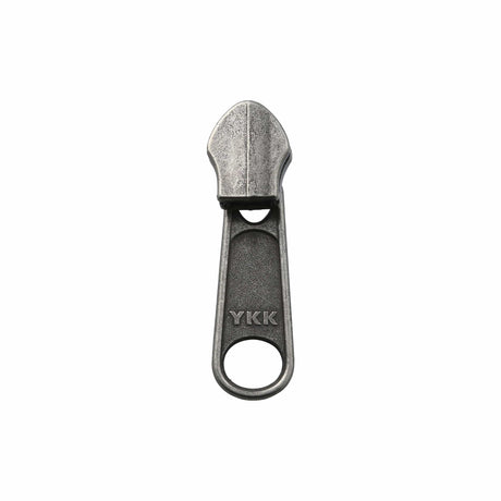 Ohio Travel Bag Zippers #5 Antique Nickel, YKK Long Tab Semi Swivel Slider, Zinc, #5CN-1-ANTN 5CN-1-ANTN