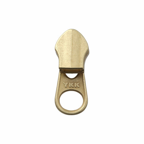 Ohio Travel Bag Zippers #5 Brass, YKK Short Tab Semi Swivel Slider, Zinc Alloy, #5CN-2-BP 5CN-2-BP