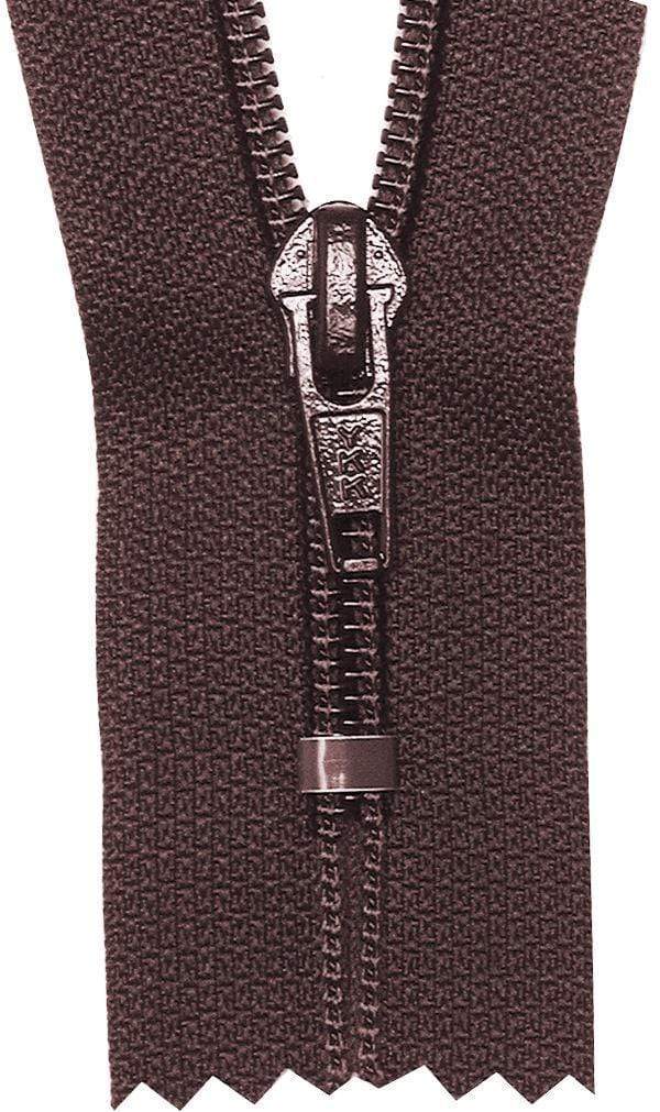 Ohio Travel Bag Zippers #5 Brown, 10" Coil Boot Zipper, Nylon, #560-10-BRO 560-10-BRO
