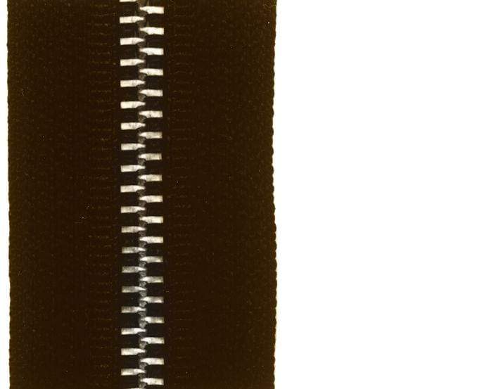 Ohio Travel Bag Zippers #5 Brown with Brass, YKK Narrow Zipper Chain, Zinc Alloy, #5M-NAR-BRO 5M-NAR-BRO