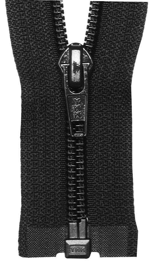 Ohio Travel Bag Zippers #5 Coil Jacket Zipper 24in Black, #5CF-24-BLK 5CF-24-BLK