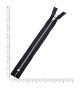 Ohio Travel Bag Zippers #6, 10"inch, Black with Aluminum Teeth, Closed End Zipper, Nylon, #6CEB-10-BLK-N 6CEB-10-BLK-N