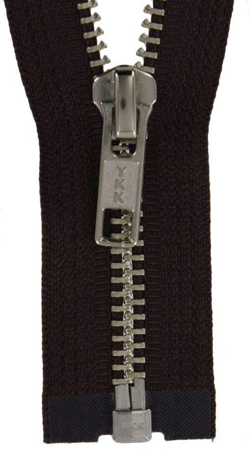 Ohio Travel Bag Zippers #6 Jacket Zipper 36in Brown With Real Nickel Teeth, #6SN-36-BRO 6SN-36-BRO