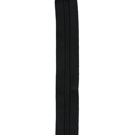 Ohio Travel Bag Zippers 7" Black, Closed End Coil Zipper, Nylon, #705-7-BLK 705-7-BLK